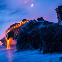 火山喷发唯美图片,奇特的地质现象太神奇了_0