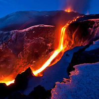 经典风景头像,非常壮观的火山喷发图片_1