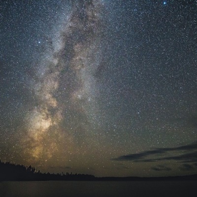 超级好看唯美纯净的璀璨星空微信风景头像图片_6