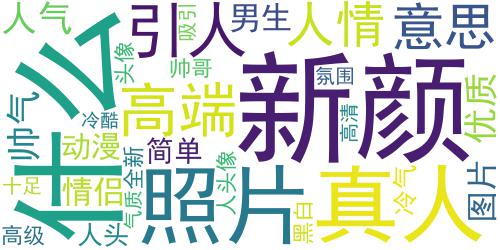 氛围感十足帅气真人气质男头 2022全新颜值超拽很吸引人男头_词云图