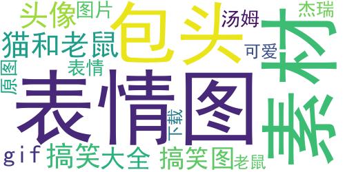 猫和老鼠表情包带字2018 可爱的猫和老鼠表情包大全_词云图