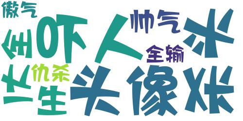 词云图_v字仇杀队头像大全帅气吓人2018 一生傲气全输于你