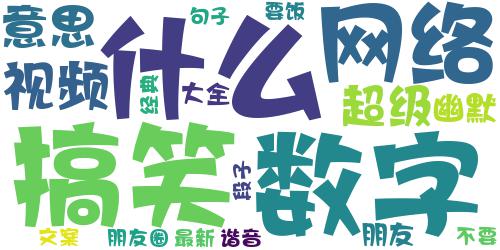 2021超级火的发朋友圈搞笑谐音梗说说 连我都不要那你要什么要饭_词云图