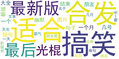 2019光棍节说说霸气大全 双11霸气搞笑说说发朋友圈_词云图