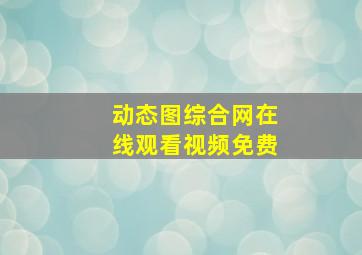 动态图综合网在线观看视频免费