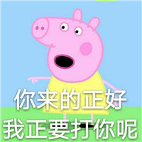 小猪佩琪表情包带字 你他妈在说什么我还要装模作样听多久_2