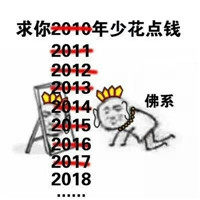 求2018年早点暴富佛系表情包 求你我都在佛前求了几千年_0