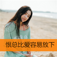 小清新优雅意境文字女生头像_0