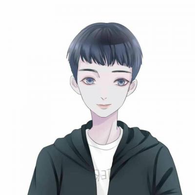 创意卡通唯美情侣一男一女头像_5