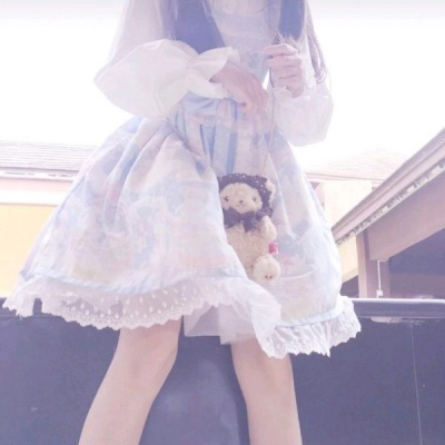 女头部位头像洛丽塔裙子控 lolita头像下半身粉色_2