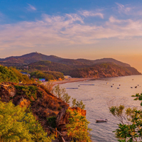 大连棒棰岛旅游风景太美丽了,夕阳风景图头像_6