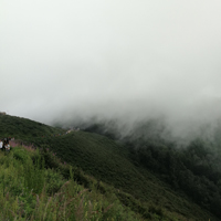 云里雾里大山风景头像图片,坨梁景区太美丽了_4