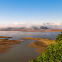 最美山水风景微信头像.辽宁绿江村风景高清图片_3