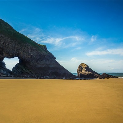 最美海景头像，唯美静谧的沙滩海滩风景图片_7