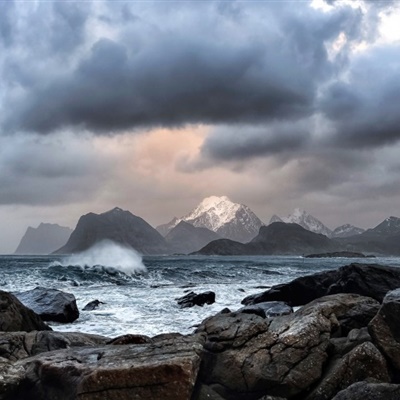 海滩风景头像 北极的海滩图片_5