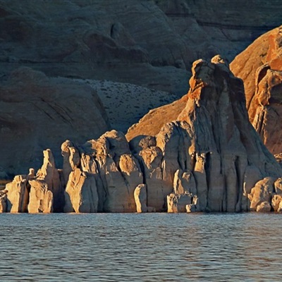 漂亮风景头像 鲍威尔湖自然风景图片_2