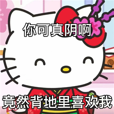 2024超可爱的HelloKitty表情 你可真阴啊竟然背地里喜欢我_6