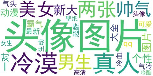 冷漠霸气的超酷个性男生头像图片 帅气男生高清头像图片最新大全_词云图