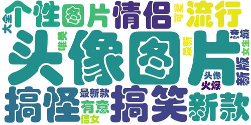 2019流行的女生微信头像搞怪带字 最新超可爱萌娃头像大全_词云图