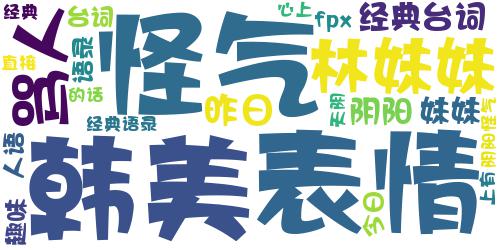 林妹妹语录阴阳怪气的趣味表情包 昨日还说心上有我今日却不懂我了_词云图