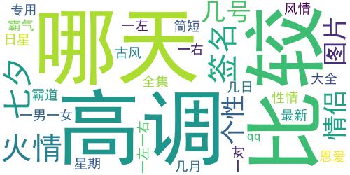 2017七夕最新霸气情侣签名大全 高调秀恩爱的个性情侣签名_词云图