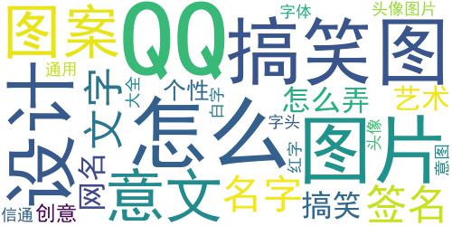 个性创意文字QQ微信通用头像图片 白字的红字的_词云图