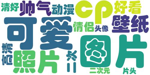 高清二次元好看cp头像 高清好看的cp照片动漫图片头像_词云图