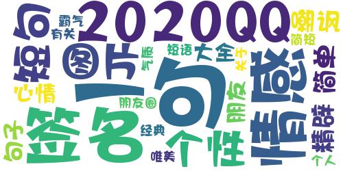 霸气精辟的个性说说 关于嘲讽的超拽签名_词云图